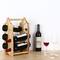NEX™ 16" Rustic Countertop 6-Bottle Wood Wine Rack